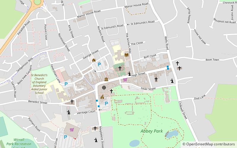 Glastonbury Thorn location map