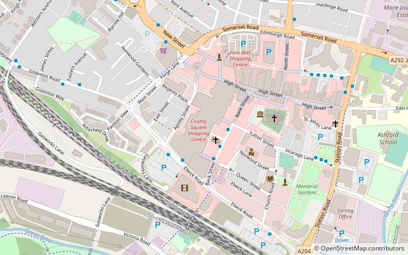 County Square Shopping Centre location map