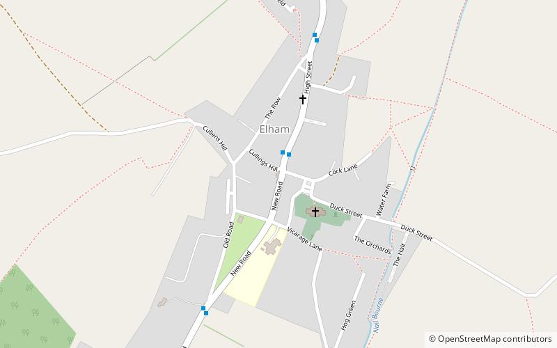 Elham Valley location map