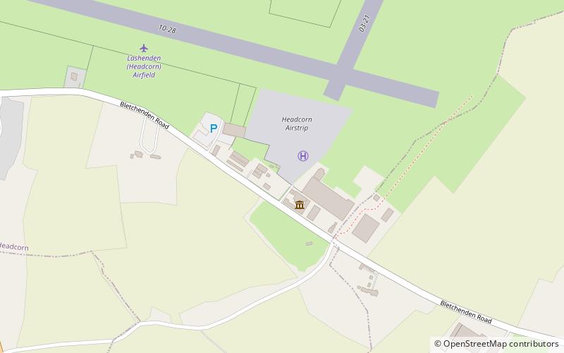 Lashenden Air Warfare Museum location map