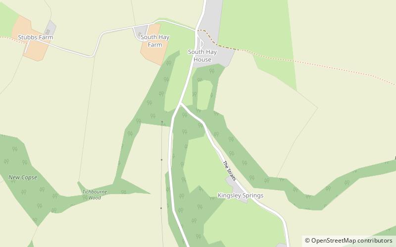 Upper Greensand Hangers: Wyck to Wheatley location map