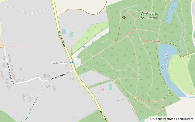 Arboreto Winkworth location map