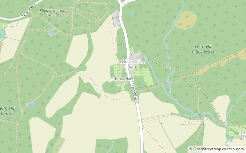 Leith Hill Place NT location map