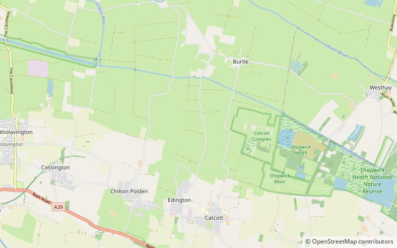 Burtle Priory location map
