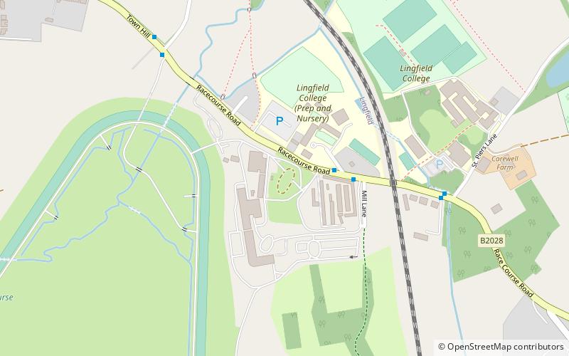 Lingfield Park Racecourse location map