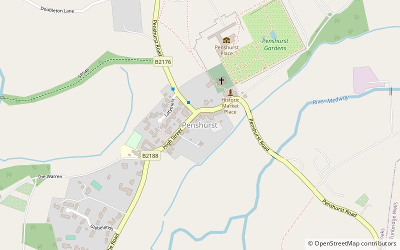 Penshurst location map