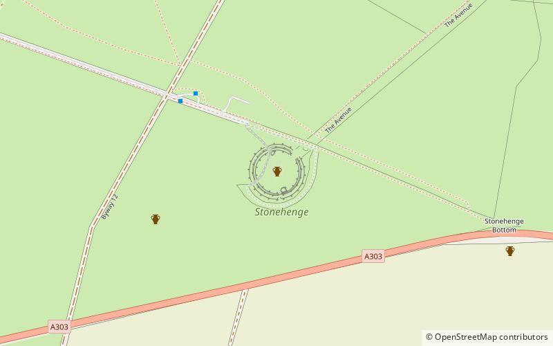 Archaeoastronomy and Stonehenge location map