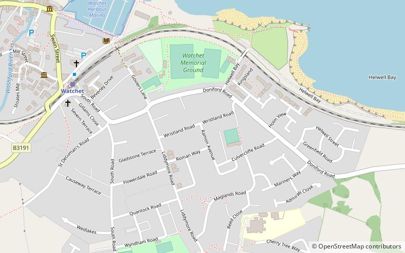 Watchet Boat Museum location map