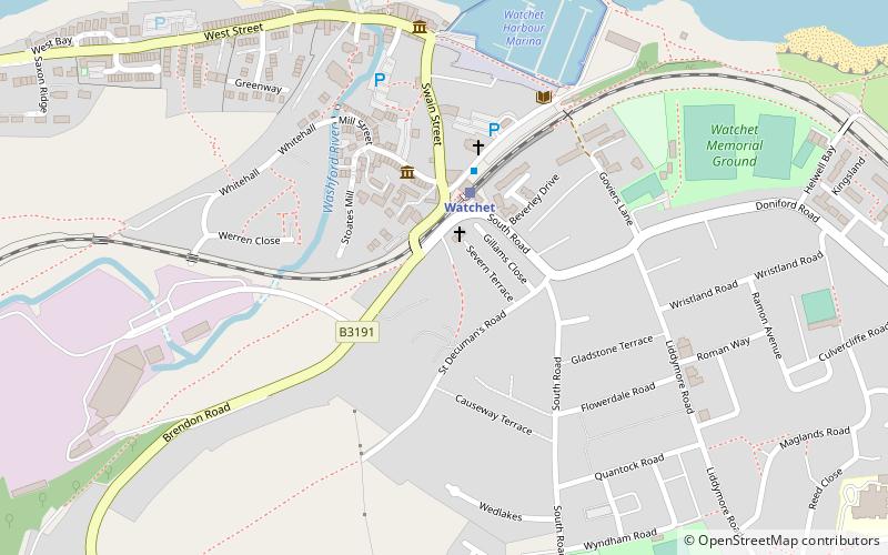 Church of St Decuman location map