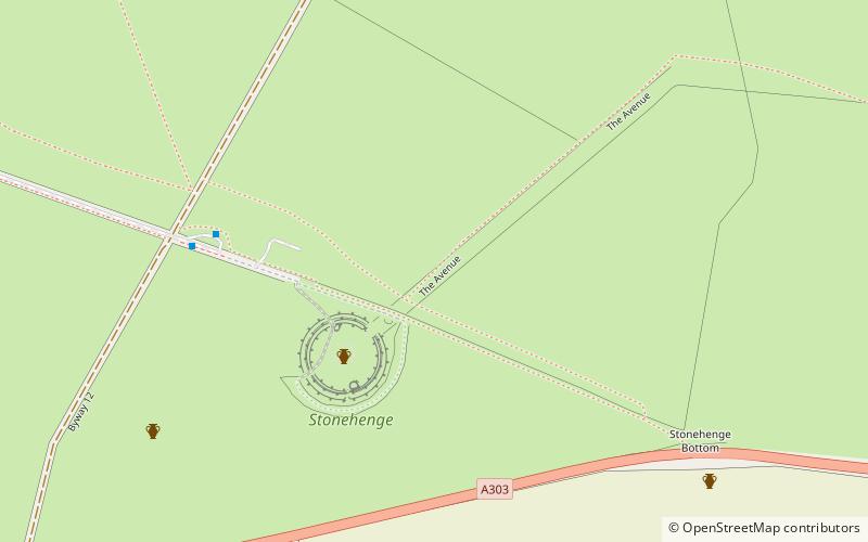 Stonehenge location map