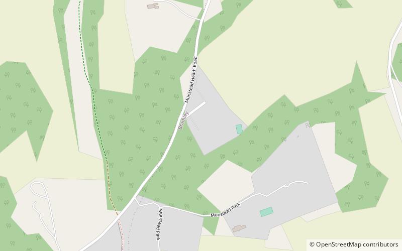 orchards godalming location map