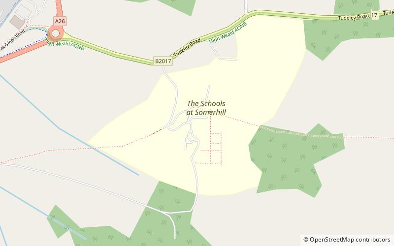 The Schools at Somerhill location map
