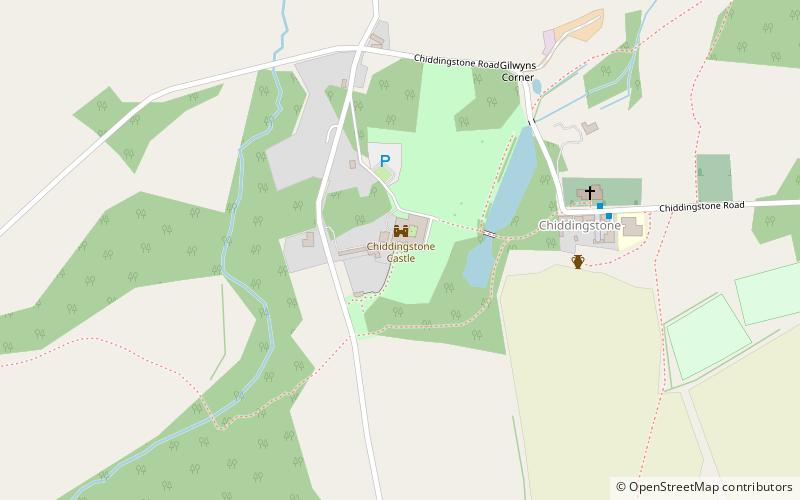 Chiddingstone Castle location map