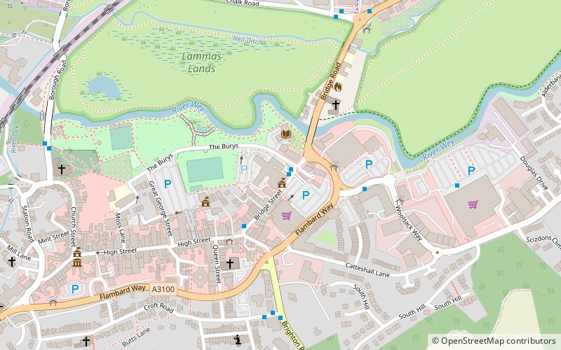 Godalming Borough Hall location map