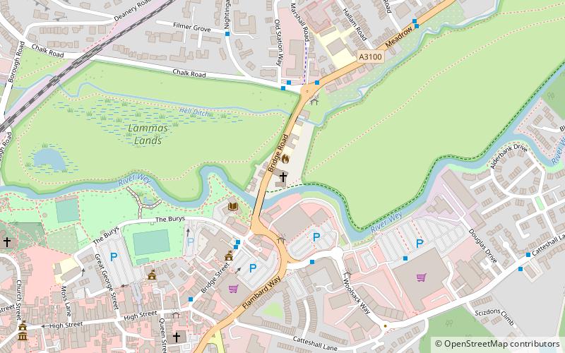 Godalming United Church location map