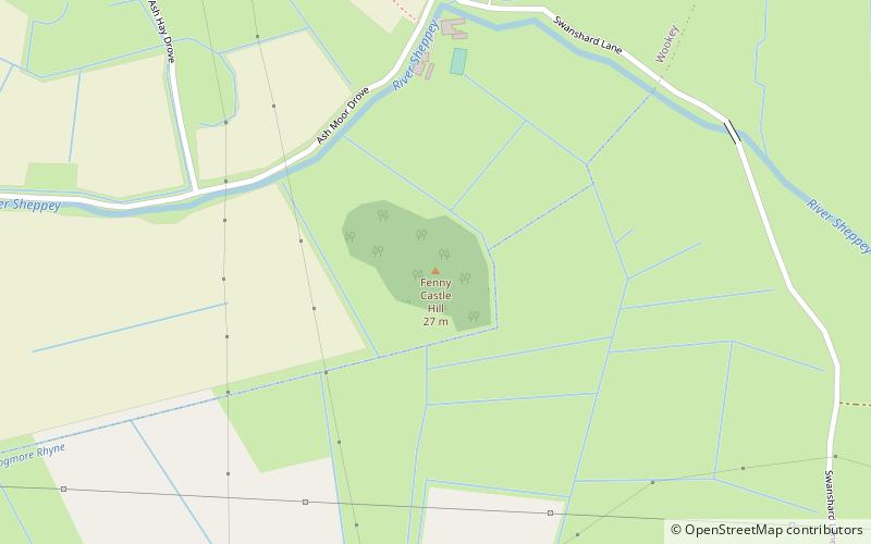 Fenny Castle location map