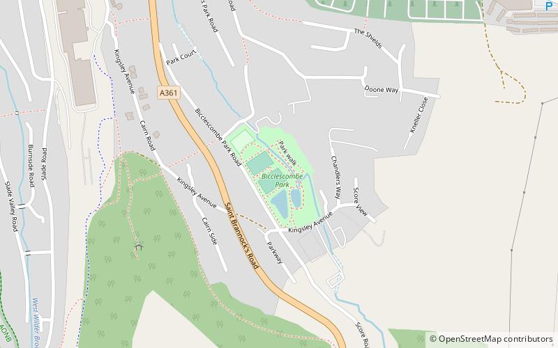 Bicclescombe Park location map