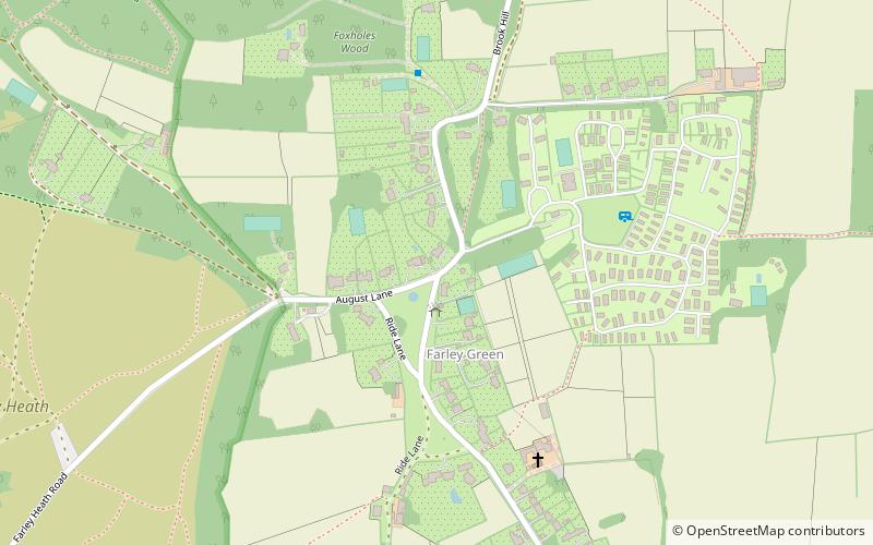 Farley Green location map