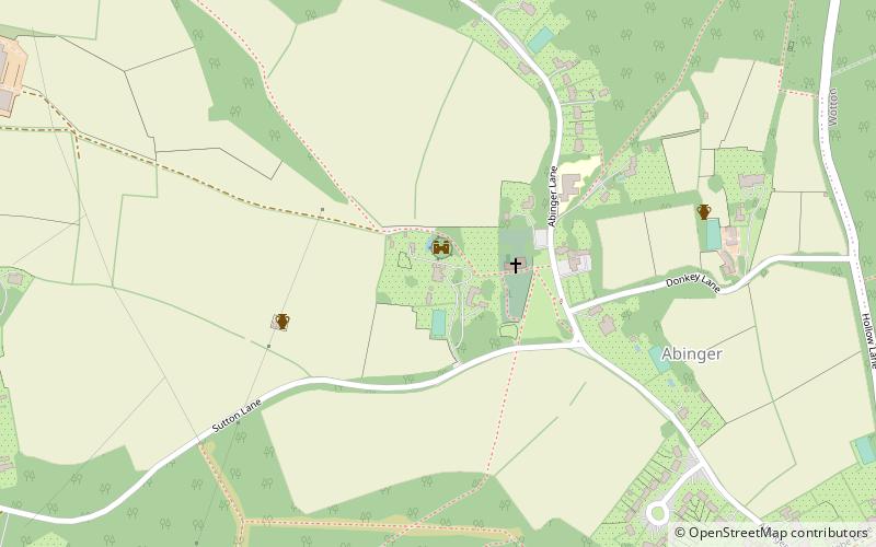 Abinger Castle location map