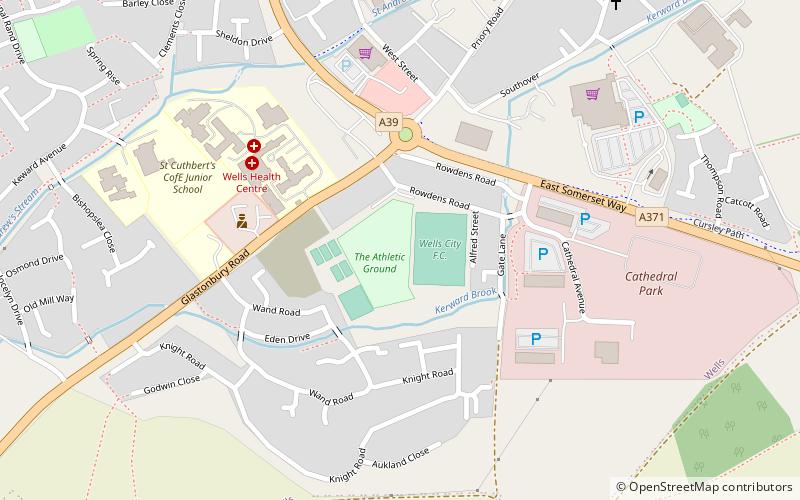 Rowdens Road Cricket Ground location map