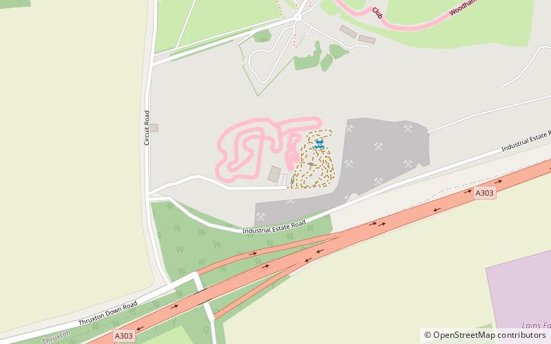 thruxton karting circuit location map