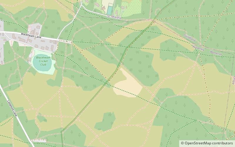 blackheath common chilworth location map