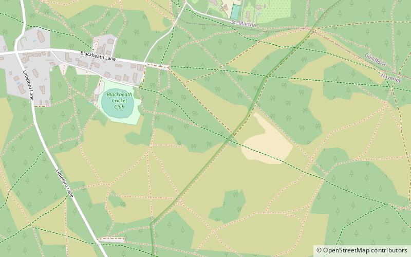 Blackheath SSSI location map