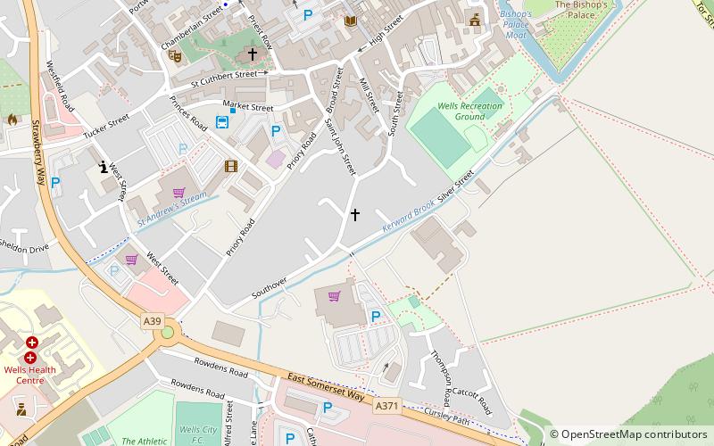 St John's Priory location map
