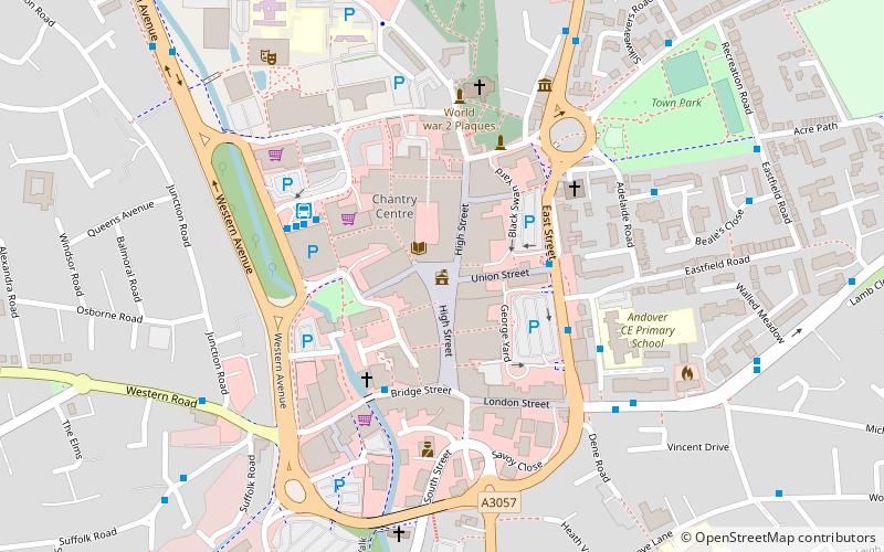 Andover Guildhall location map