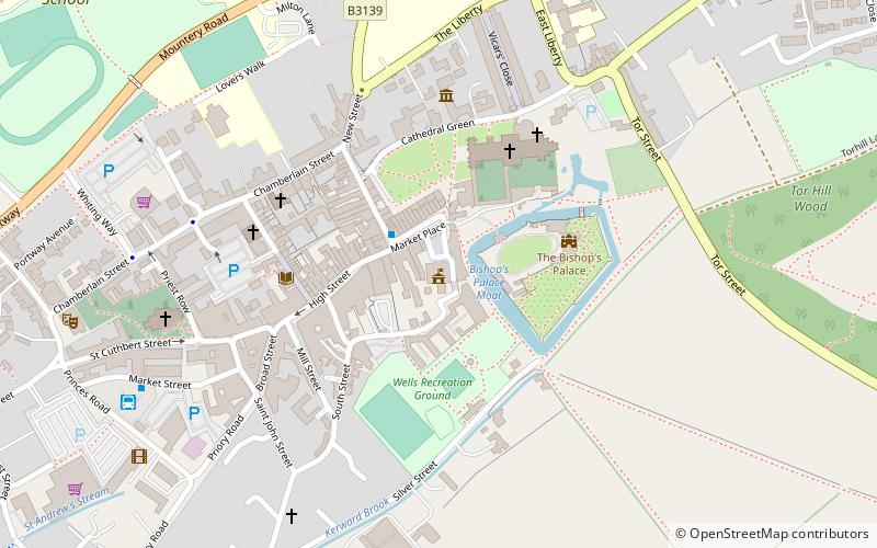 Wells Town Hall location map