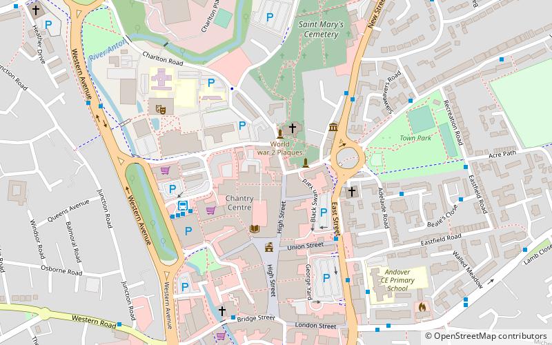 The Angel Inn location map