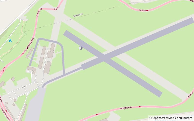 Thruxton Circuit location map
