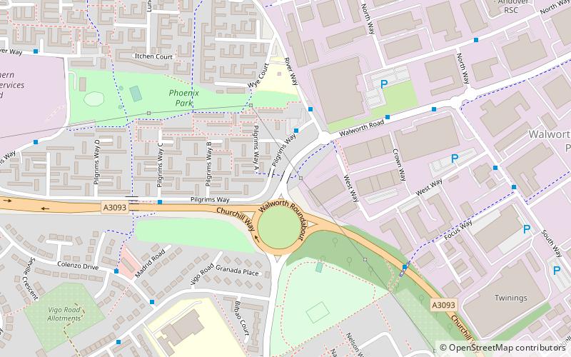 Walworth Enterprise Centre location map