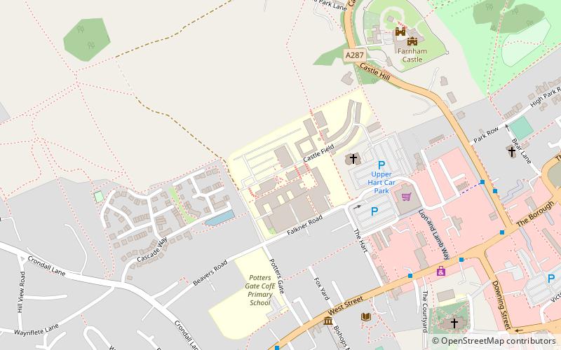 Guildford School of Art location map