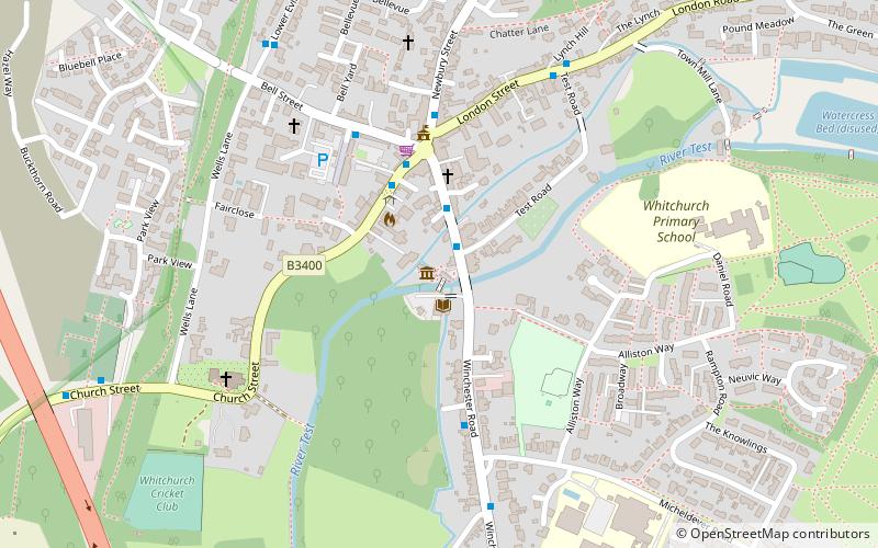 Whitchurch Silk Mill location map
