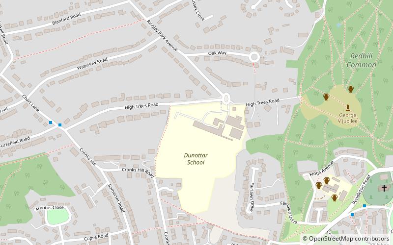dunottar school redhill location map