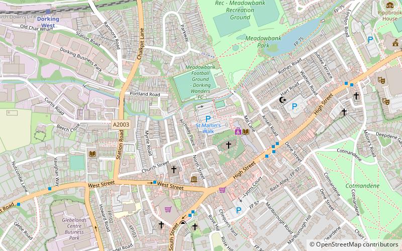 Vale of Holmesdale location map