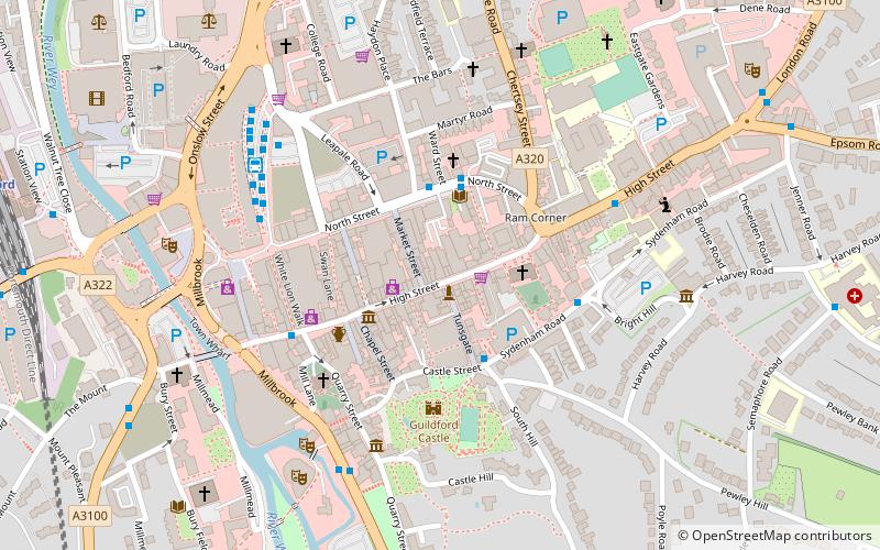 The Guildhall location map