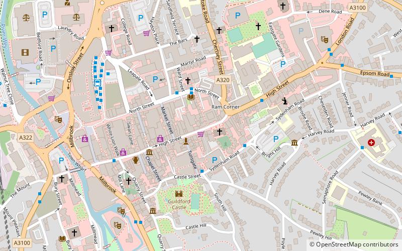 Guildford House location map