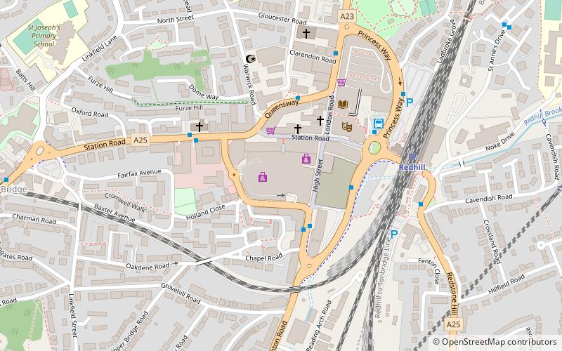 The Belfry Shopping Centre location map