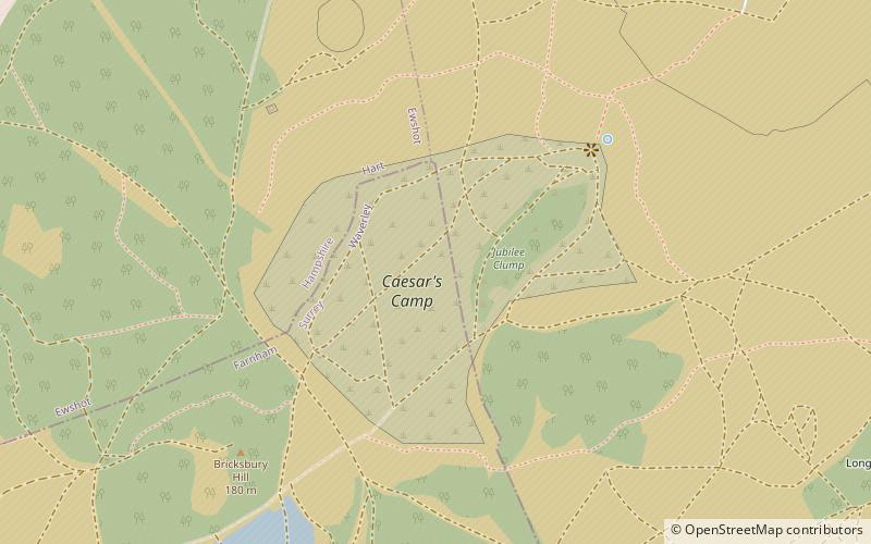 Caesar's Camp location map