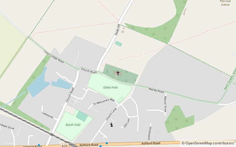 St John the Baptist's Church location map