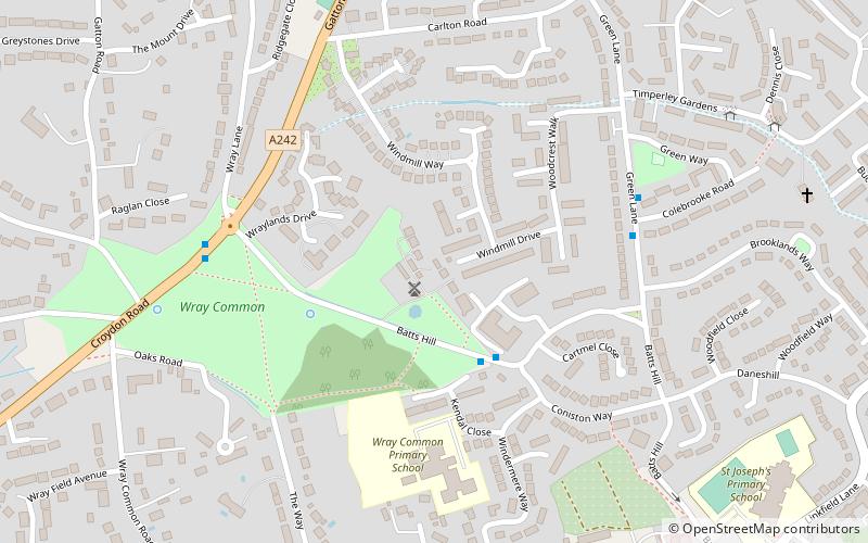 Wray Common Mill location map