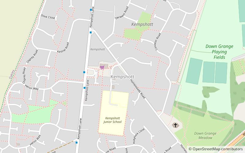 Kempshott location map