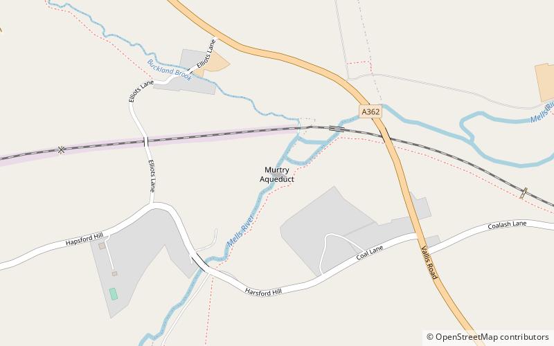 Murtry Aqueduct location map