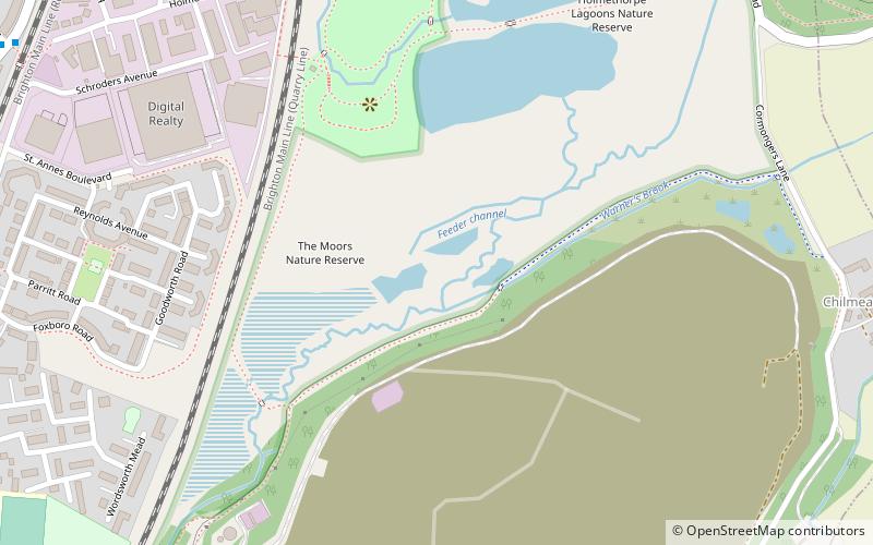 Nutfield Marshes location map