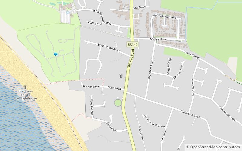 Phare de Burnham-on-Sea High location map