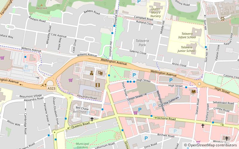 Princes Gardens location map