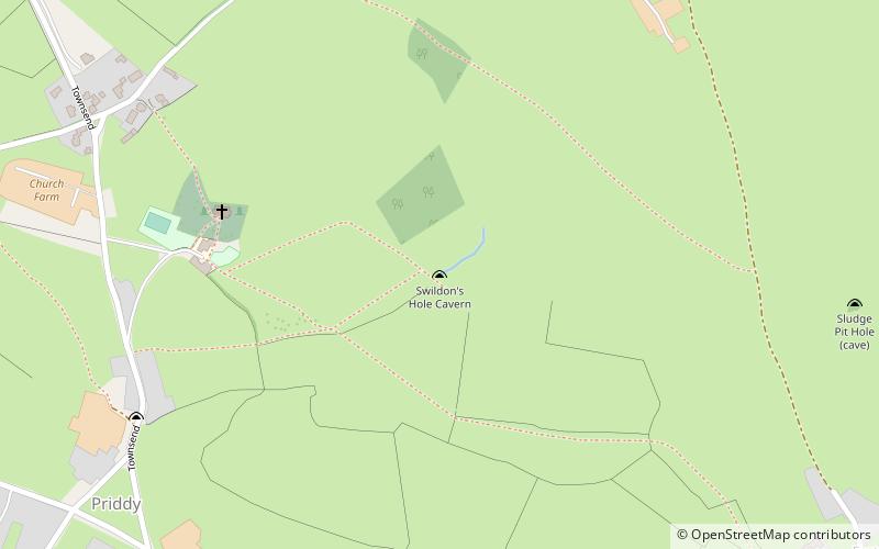 Swildon's Hole location map