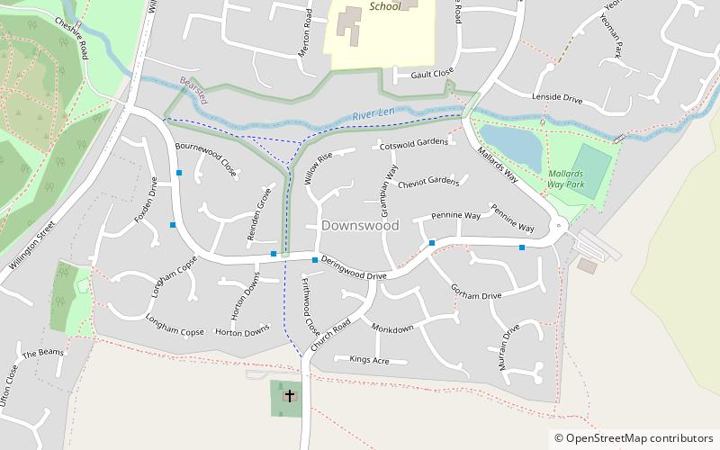 downswood maidstone location map